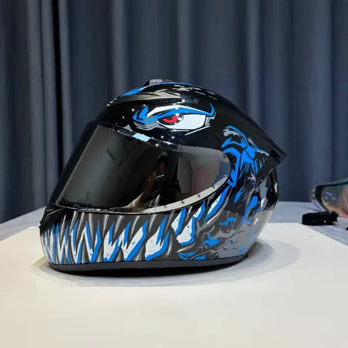 Casque de moto intégral de tourisme ultra durable avec doublure souple conçu pour les longs trajets