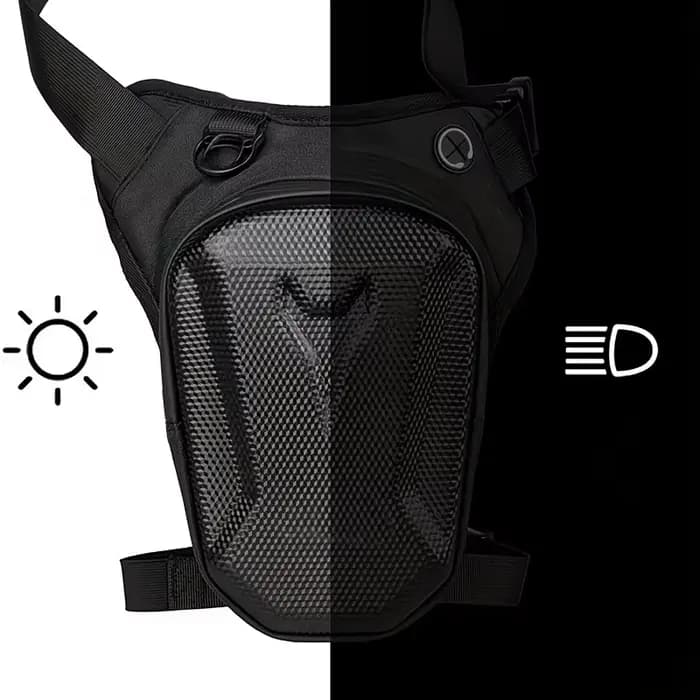 Sacoche de cuisse imperméable pour moto