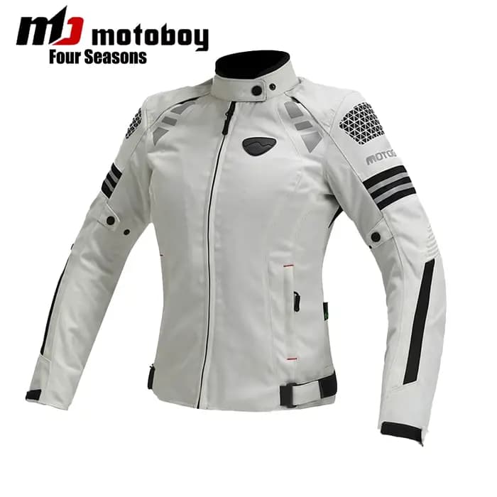 Veste de moto en maille légère respirante pour femme