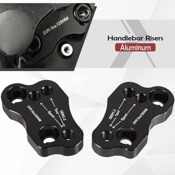 Goldwing GL 1800 2018 ~ 2020 adaptateur de rehausseurs de guidon réglables en aluminium pour Honda Gold Wing GL1800 2018 2019 2020