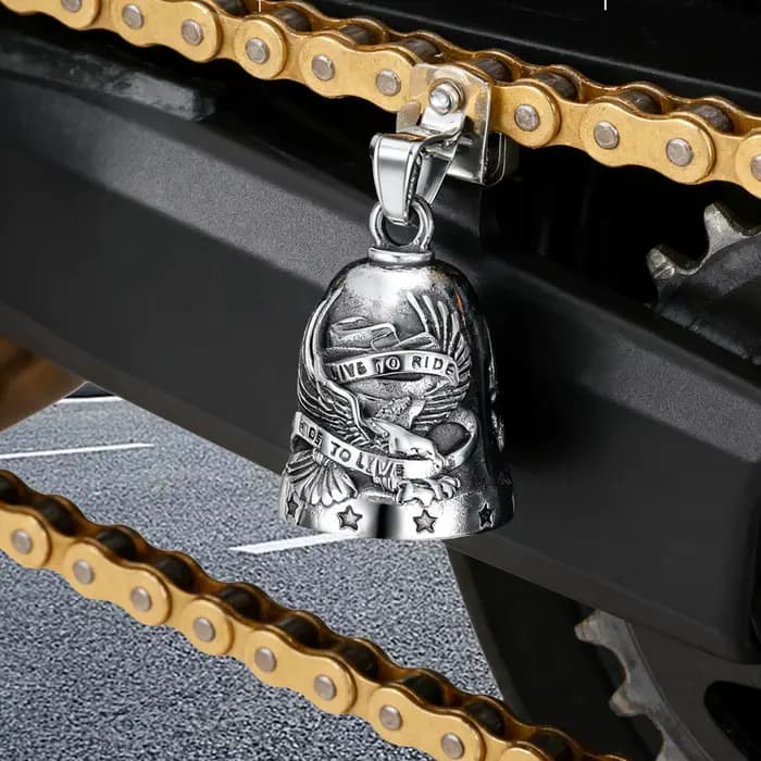 Cloche de moto en acier inoxydable