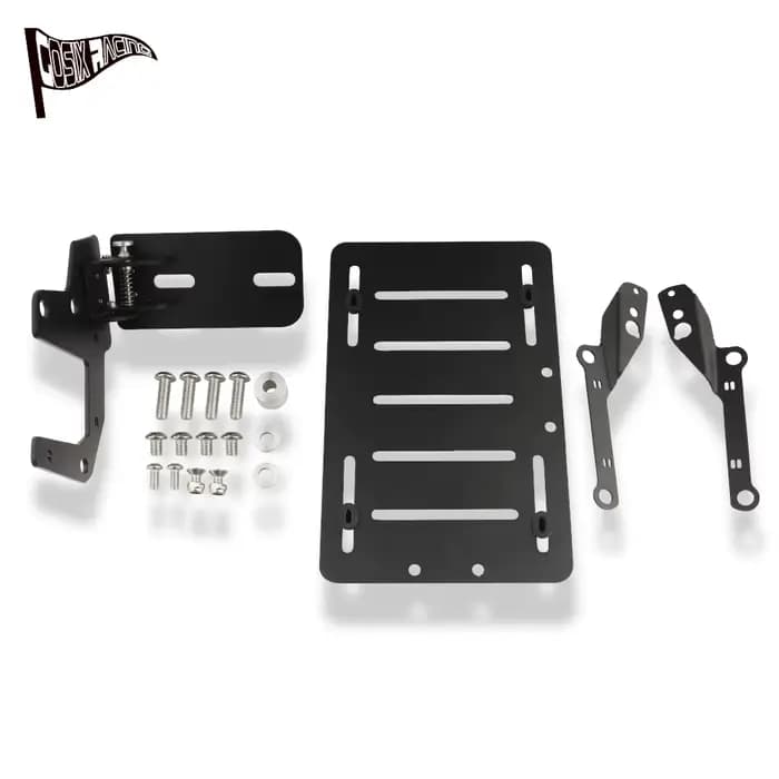 Accessoires de moto Modification support de plaque d'immatriculation latéral pliable adapté FTR 1200 2019-2025