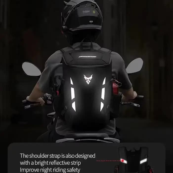 Sac à dos d'équitation pour casque de moto