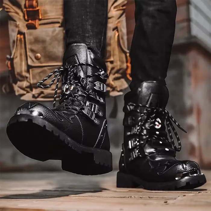 Bottes de moto quatre saisons pour hommes