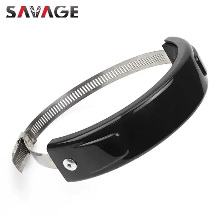 Supermoto Enduro bouclier thermique d'échappement 100-140mm silencieux tuyau queue couverture Protection pour Honda Suzuki YAMAHA Kawasaki XR CRF CR WR