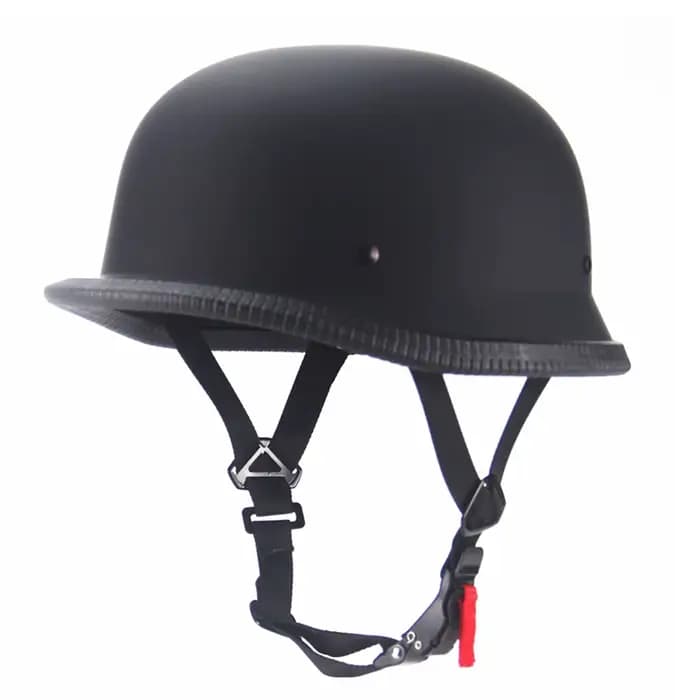 Casque de moto approuvé DOT demi-visage Vintage rétro scooter allemand