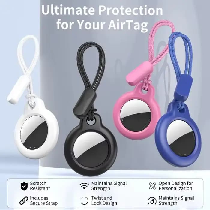 Étui de protection AirTag avec lanière