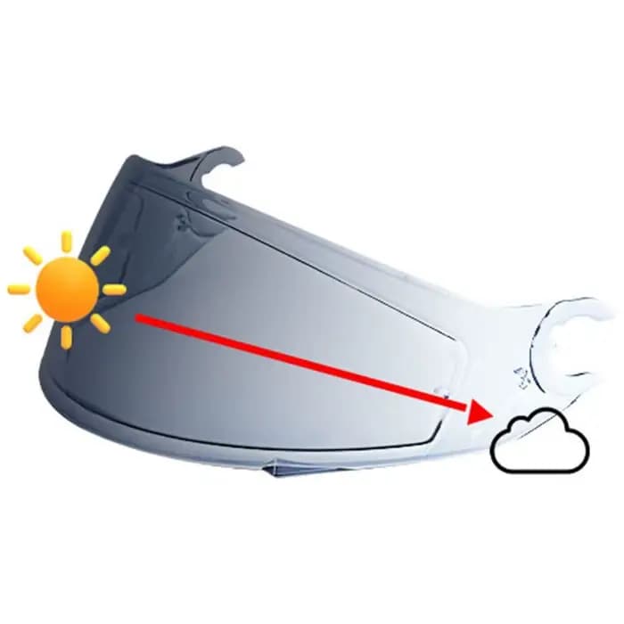 Visière de casque Spartan pour SHARK D Skwal D-Skwal 2