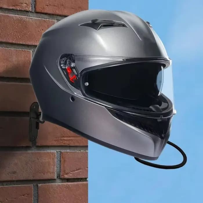 Cintre mural en métal pour casque