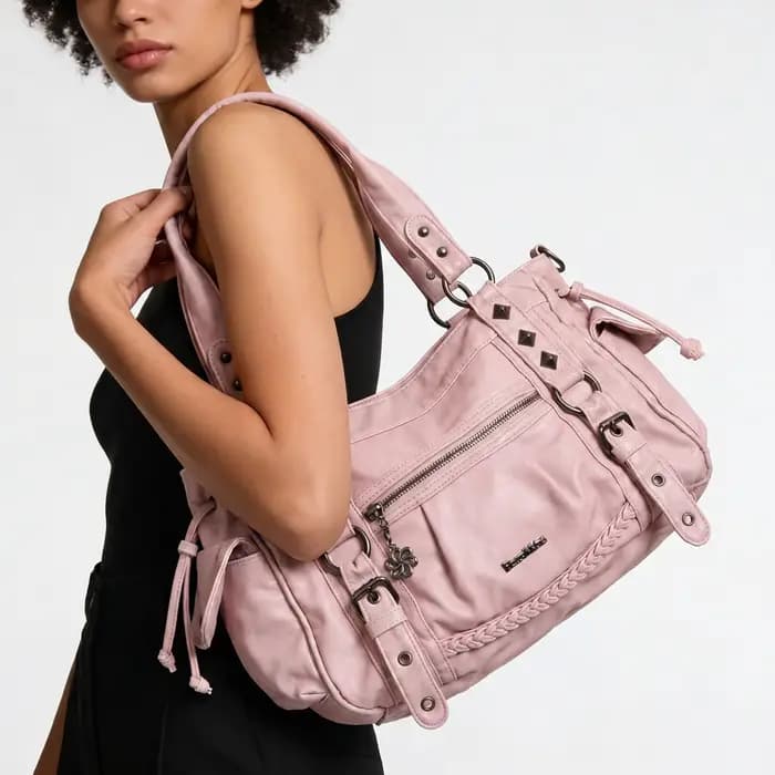 Sac fourre-tout vintage Y2K pour motardes