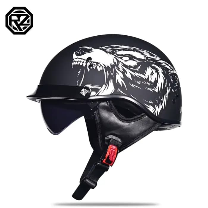 Casque De Moto rétro allemand classique