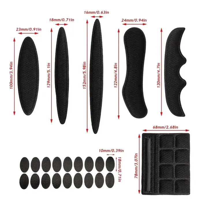 Kit de rembourrage de casque 27 pièces