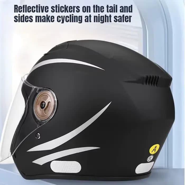 Casque de moto grande taille pour homme