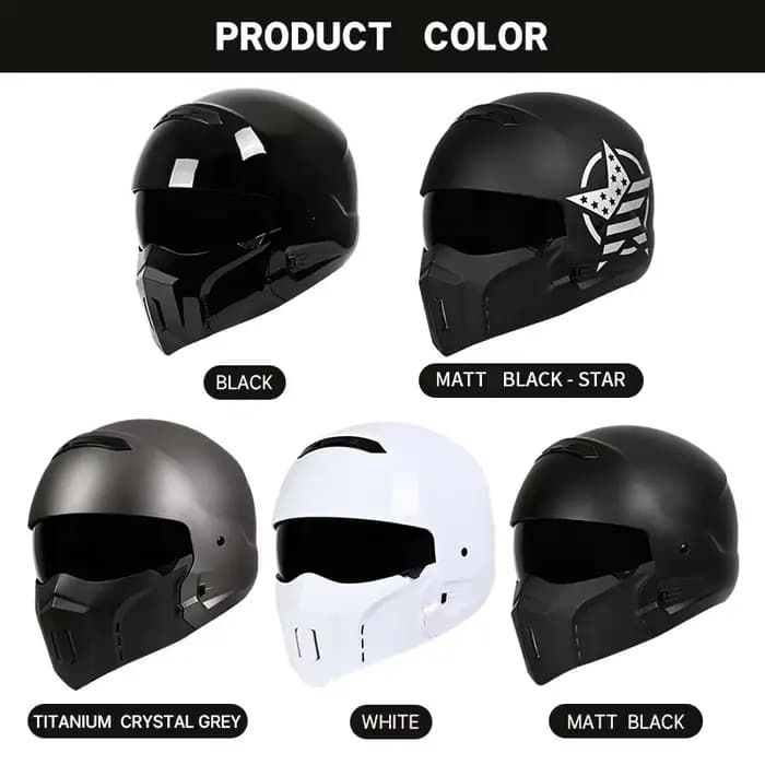 D'expériences de moto intégraux Scorpion approuvés par le DOT pour hommes
