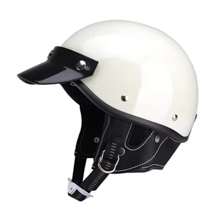 Casque de moteur demi-visage de Style coréen Vintage