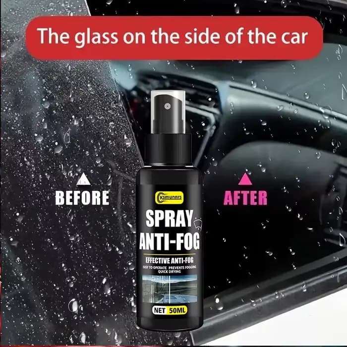 Spray antibuée pour casque de moto