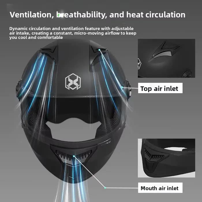 Casque de moto, casques de course, cascos para moto, sécurité, casque de sport unisexe pour moto, casque intégral, hiver, chaud, casco moto