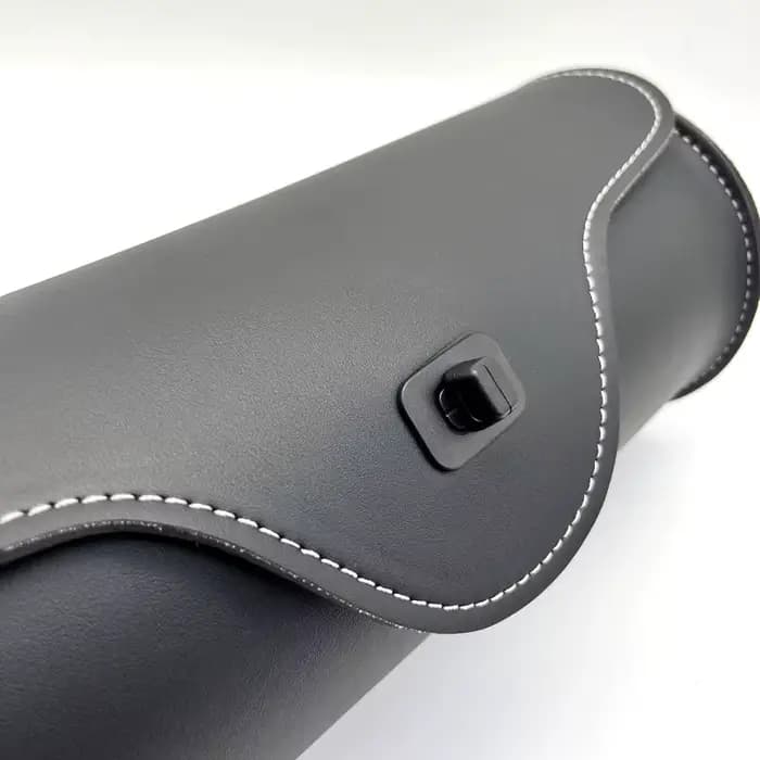 Kit d'outils pour moto, sac avant rétro, sacoche universelle en cuir imperméable, sac arrière pour véhicule électrique, sac suspendu pour vélo