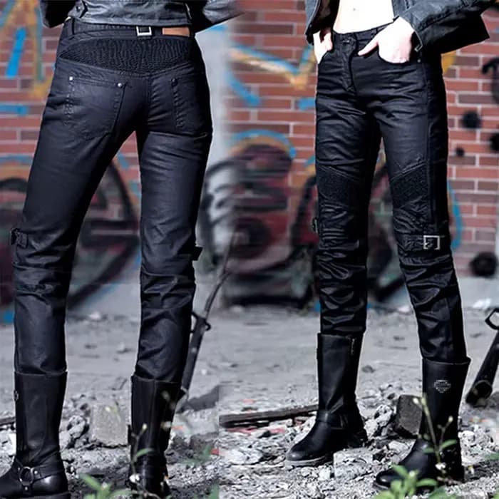 UGLYBROS Moto pantalon jean hommes femmes