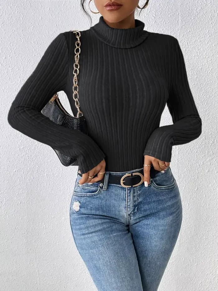 Combinaison pour femmes grandes tailles, motif rayé, style décontracté, confortable à porter