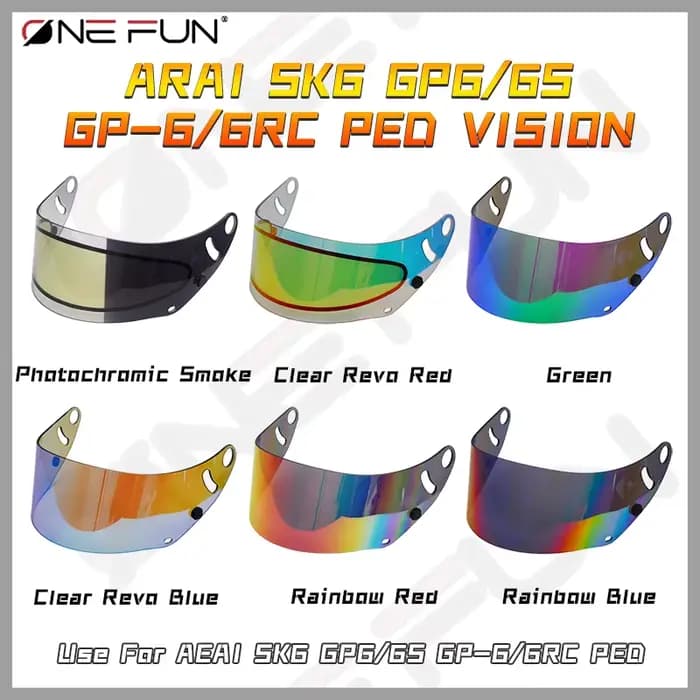 Visière de casque de moto photochromique pour Arai SK6 GP6 6S 6RC PED HD anti-rayures anti-buée anti-éclatement utilisation jour nuit Protection UV