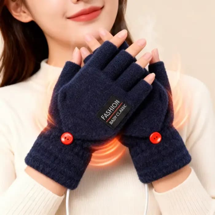 Gants chauffants USB, contrôle Rechargeable