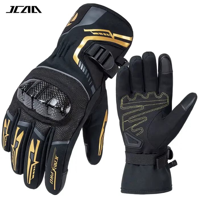 2025 hiver hommes Moto gants femmes imperméable chaud
