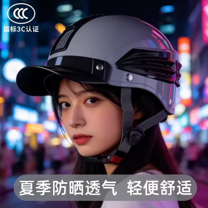 Casque de moto d'été respirant