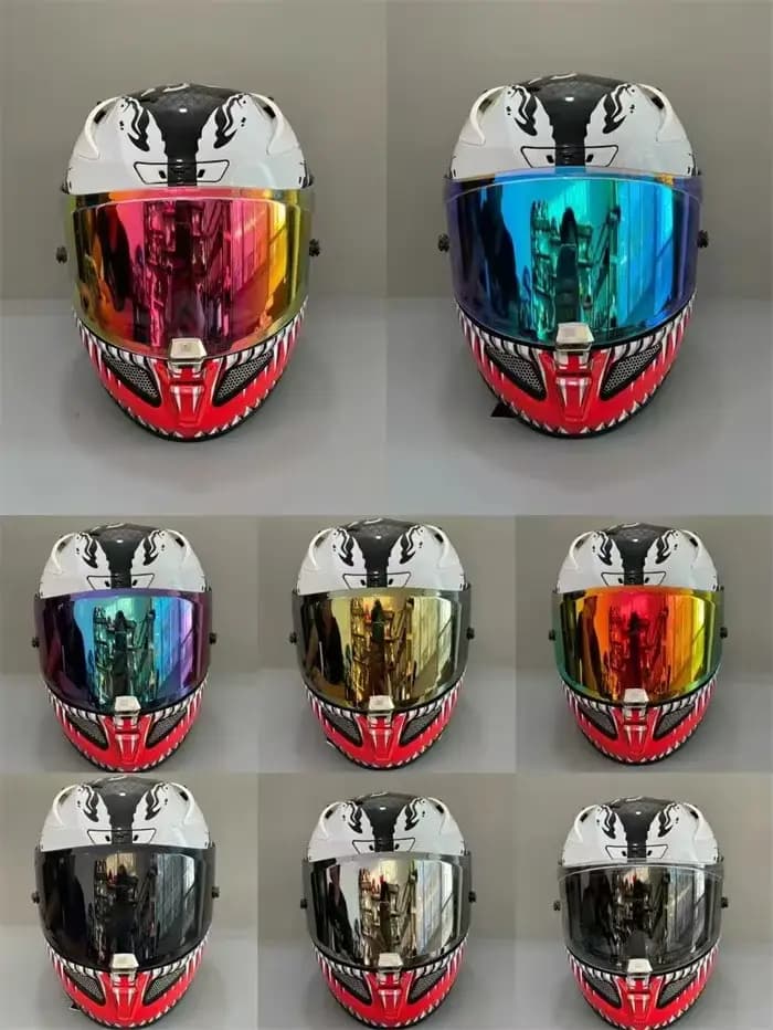 Lentille de casque de moto or Iridium pour HJC HJ-26 RPHA11/10/70 Lentilles