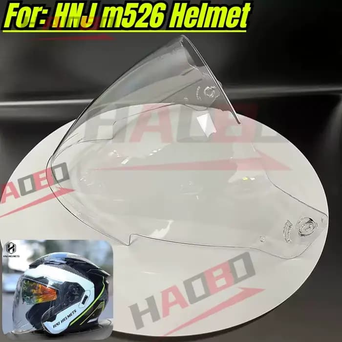 Visière transparente HNJ M526 pour casque HNJ Original – Accessoire de remplacement pare-vent