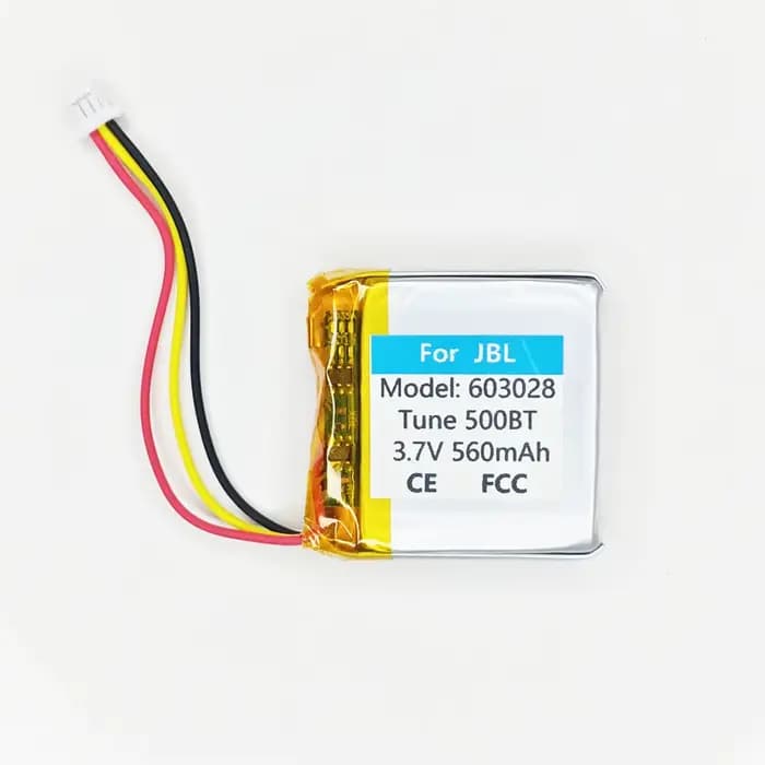 Batterie 560mAh 603028 améliorée pour casque de jeu JBL Tune 500BT 510BT