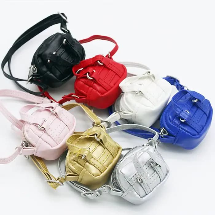 Accessoires faits à la main Mini pour 1/6 1/8 BJD sac à main poupée sac à bandoulière sacs à bandoulière