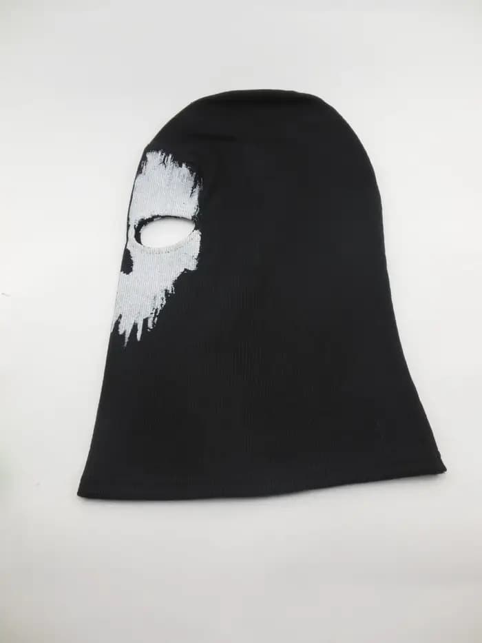 Masque de crâne fantôme en coton unisexe