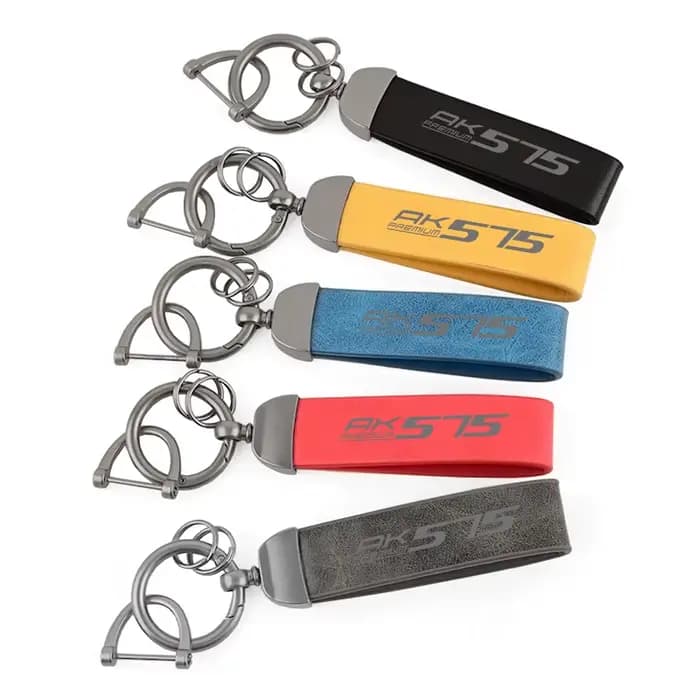 Porte-clés en cuir de haute qualité pour moto KYMCO AK575 Premium AK 575