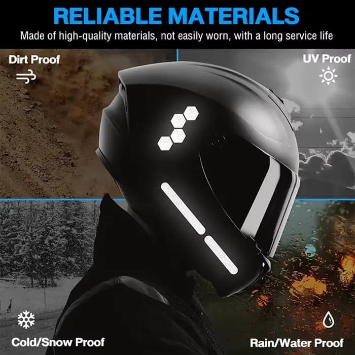 Autocollants réfléchissants pour casques