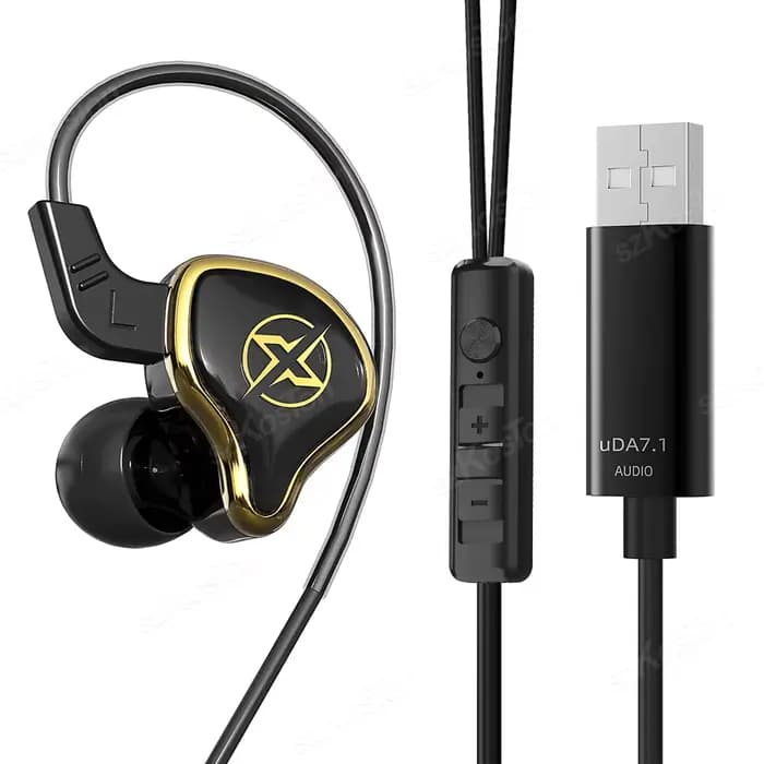 Écouteurs de jeu avec câble USB, 7.1, son Surround, casque filaire avec Microphone, suppression du bruit, pour PC, PS4, PS5, ordinateur portable