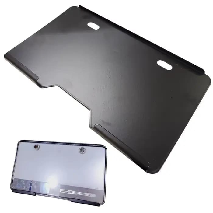 Support de plaque d'immatriculation de moto avec couvercle en acrylique transparent