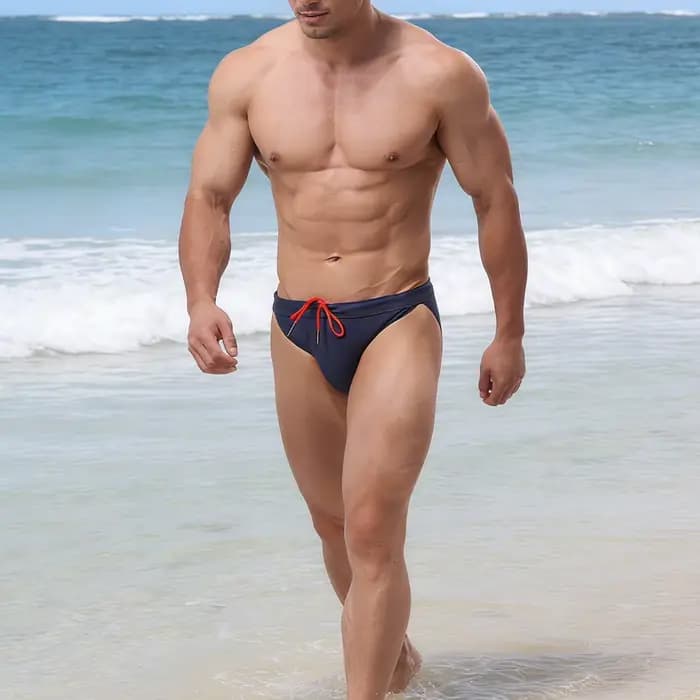 Maillot de bain bikini pour homme, short de bain sexy, slip de bain, Sunga Masculinas, maillot de bain classique, short de plage