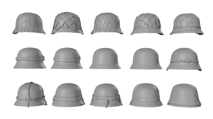 Casque allemand M35, doublure intérieure