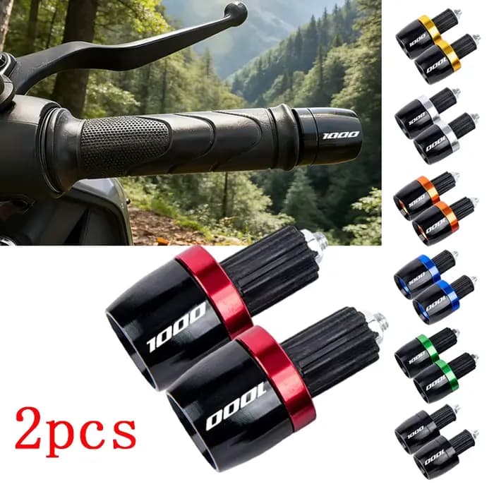 Pour SUZUKI GSX-S1000 GSXS1000F GSXS1000GT GSX-S 1000 accessoires moto 7/8 "22MM poignées de guidon capuchon de barre de poignée bouchons d'extrémité