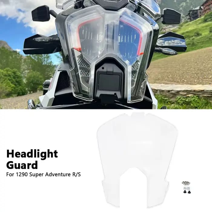 Couvercle de protection des phares de moto