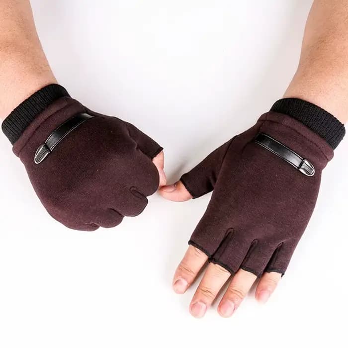 Gants en daim et cuir pour hommes