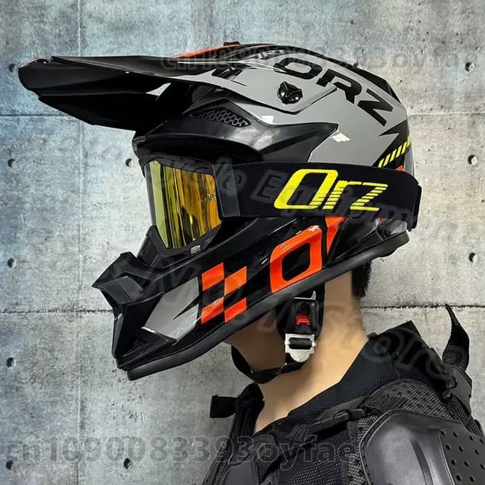 Casques de course de motocross professionnels ORZ