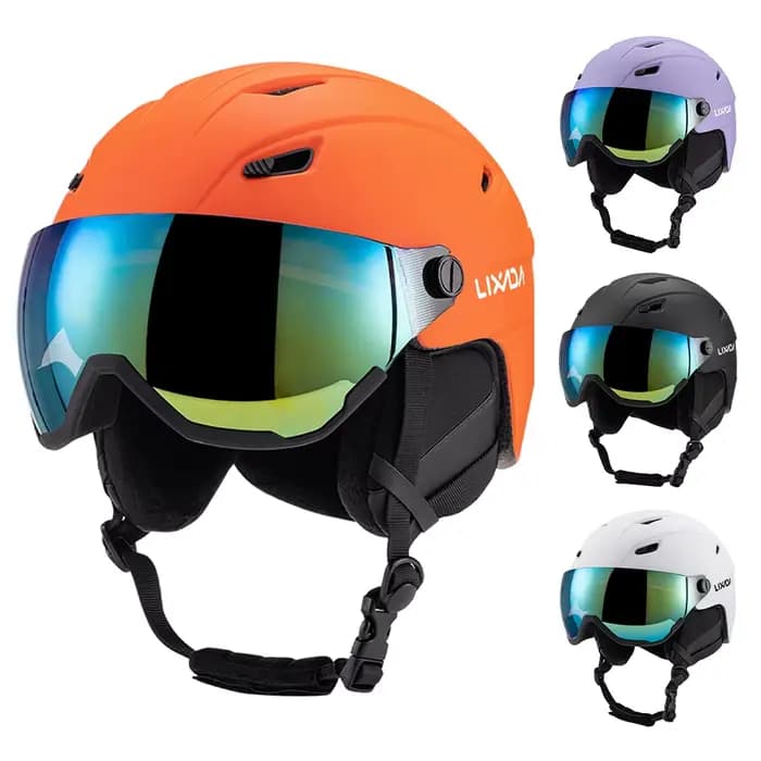 Casque de ski intégré pour homme et femme