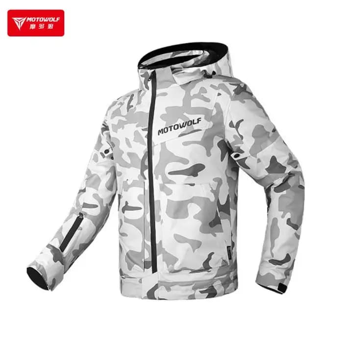 Motowolf-Veste de moto imperméable pour homme