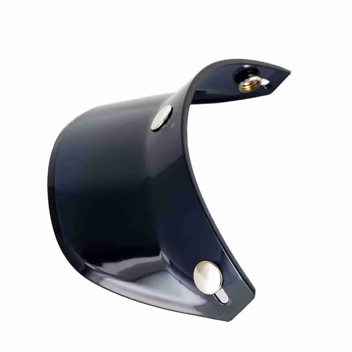 Visière de casque de moto réglable avec un design à trois boutons