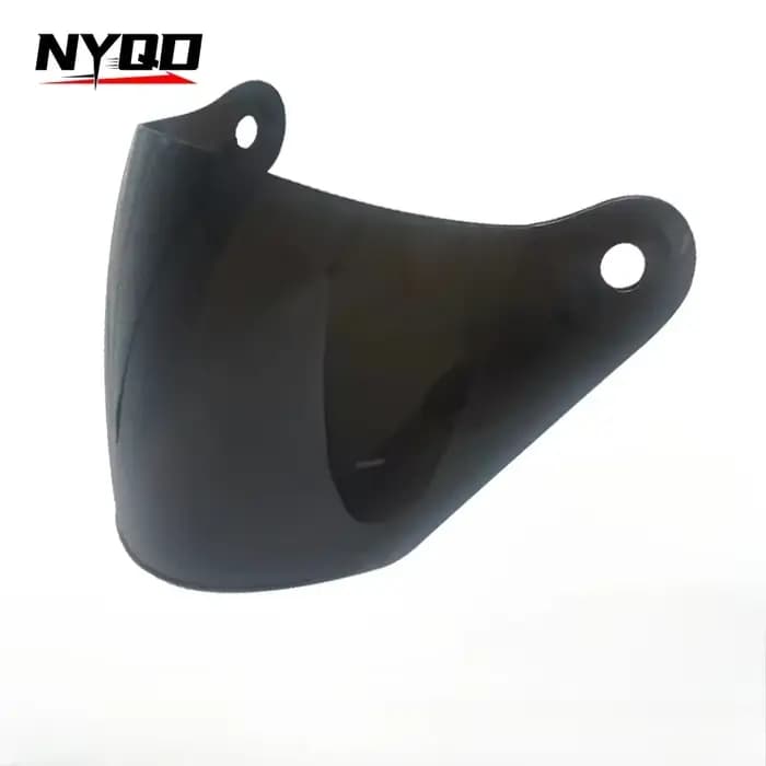 BYB 730 casque visière et support Base pare-brise crème solaire masque Moto Scooter demi-casque lentille accessoire