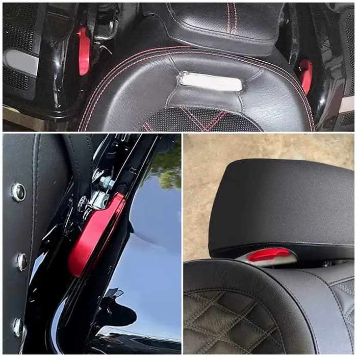 Sac de selle noir pour Harley Davidson Street Glide