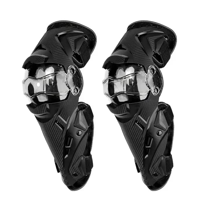 Genouillères de moto, équipement de protection pour la conduite, genouillères confortables à absorption des chocs pour une utilisation prolongée