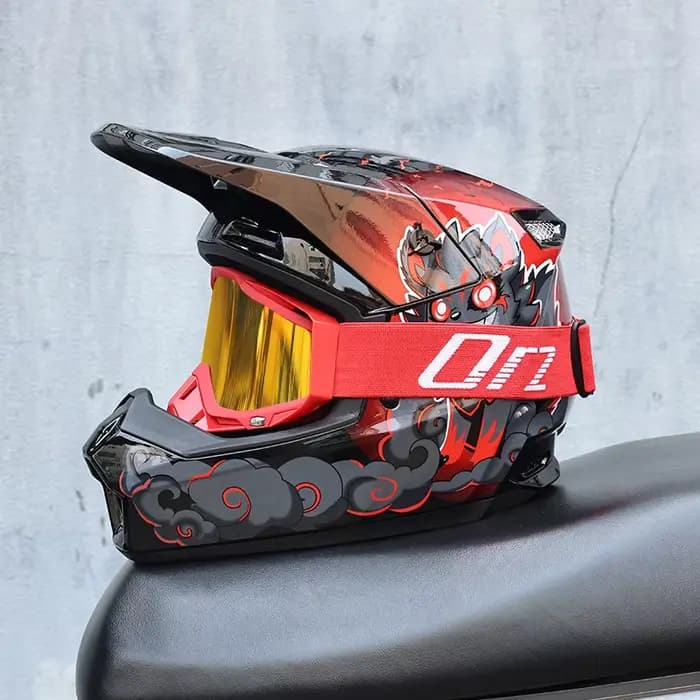 903-casque tout-terrain pour moto